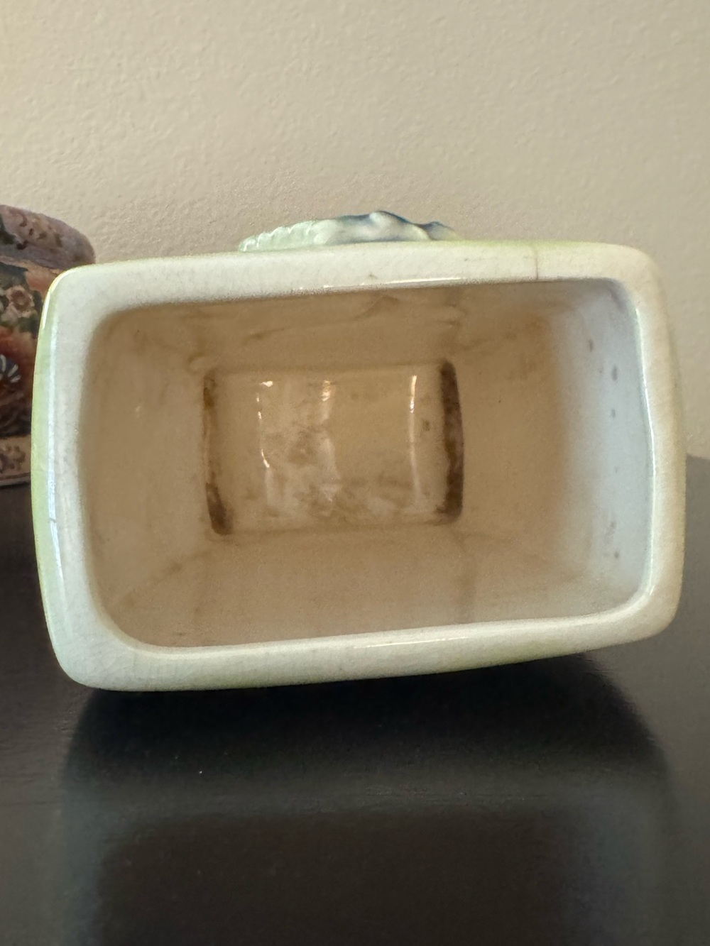 Royal Copley Ceramic Planter/Vase with Raised Dragon Design - Vintage - MCM - Picture 6 of 8
